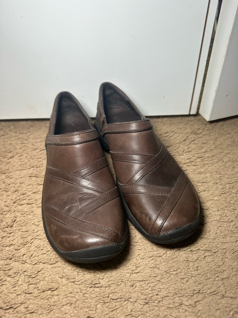 Merrell Size 6.5 Women’s Encore Eclipse Brown Comfort Slip On Loafers